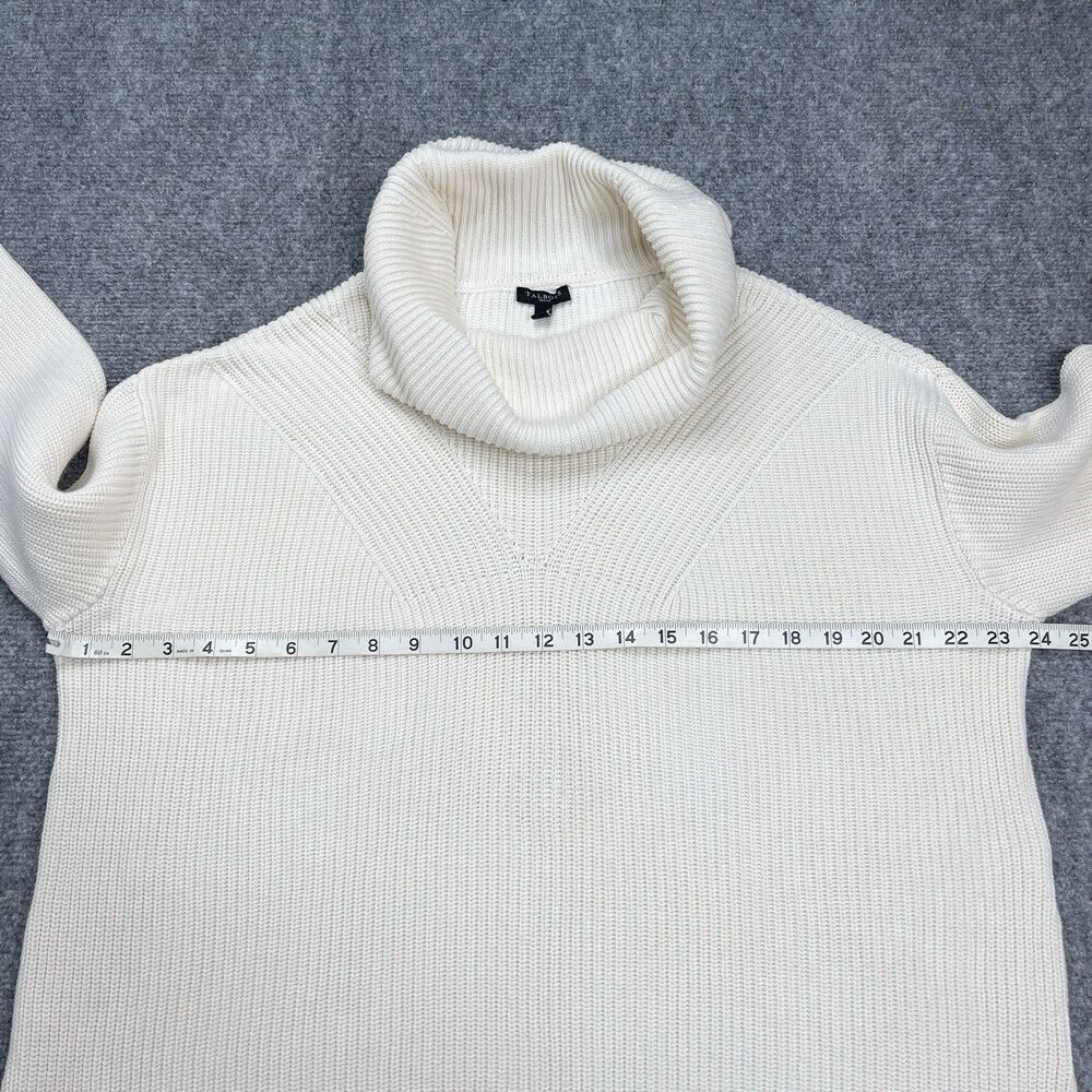 Talbots Sweater Womens Size Petite XL Ivory Cream Cowl Neck Cotton Modal - Picture 5 of 8